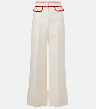 Crêpe Couture wide-leg pants | Valentino