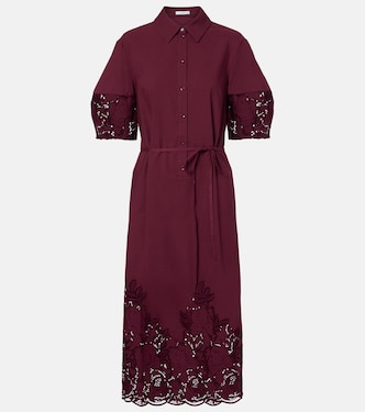 Cotton-blend shirt dress | Erdem