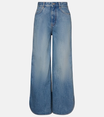 Mid-Rise Wide-Leg Jeans  | Loewe