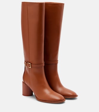 Eddie 70 leather knee-high boots | Zimmermann