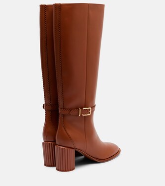Eddie 70 leather knee-high boots | Zimmermann
