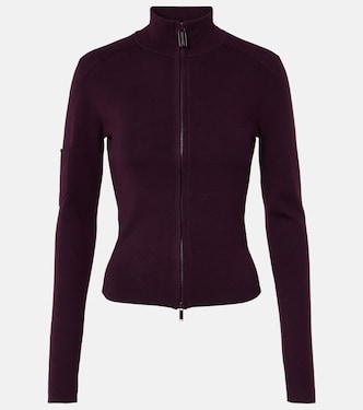 Wool-blend zip-up sweater | Victoria Beckham