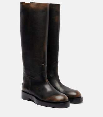 Napa leather knee-high boots | Paris Texas