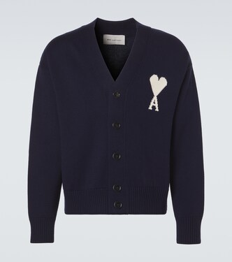 Ami De Cœur wool and cotton cardigan | Ami Paris