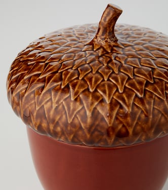 Recipiente Gudrun Acorn Large de loza por Claudia Schiffer | Bordallo Pinheiro