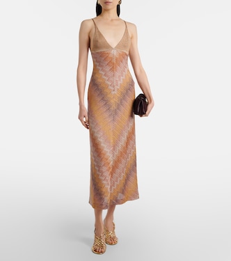 Lamé maxi dress | Missoni
