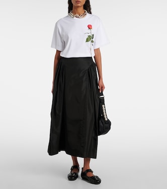 Printed cotton jersey T-shirt | Simone Rocha