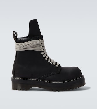 x Dr. Martens leather lace-up boots | Rick Owens