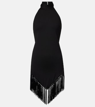 Ares fringed jersey minidress | Taller Marmo