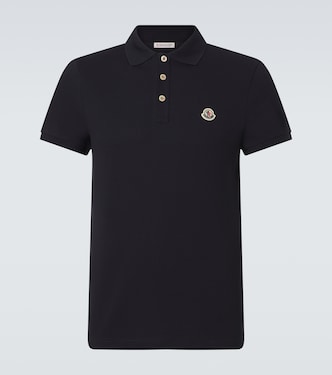 Cotton piqué polo shirt | Moncler