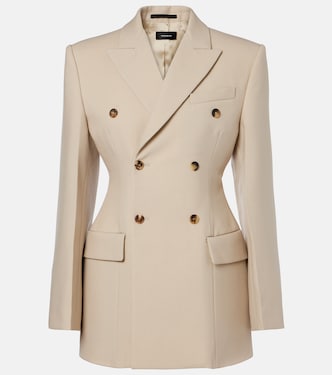 Double-breasted wool blazer | Wardrobe.NYC