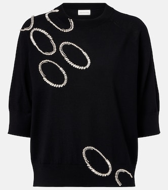 Embellished wool sweater | Dries Van Noten