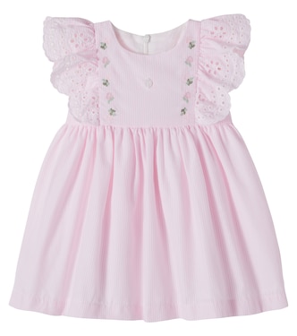 Baby broderie anglaise cotton-blend dress | Patachou