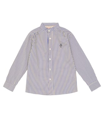 Chemise Scorpion en coton à rayures | The Animals Observatory