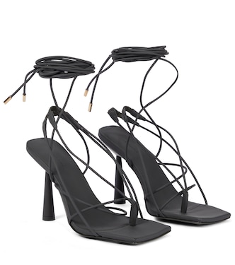 GIA/RHW Rosie 6 faux leather sandals | Gia Borghini