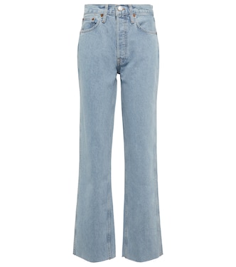 Jeans rectos 90s de tiro alto | Re/Done