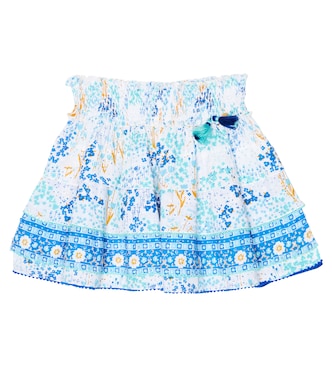 Bedruckter Rock aus Baumwolle | Poupette St Barth Kids