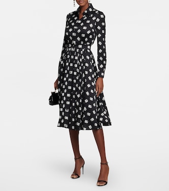 Midikleid aus einem Seidengemisch | Dolce&Gabbana