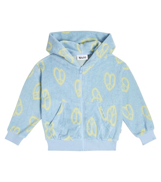 Mel printed cotton-blend hoodie | Molo