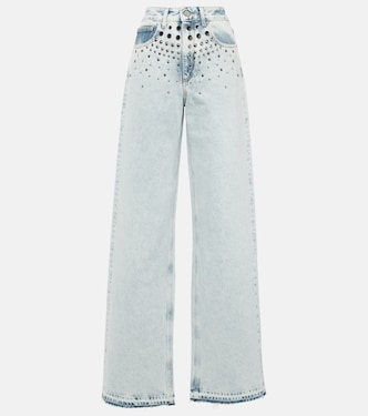 Verzierte Straight Jeans | Alessandra Rich