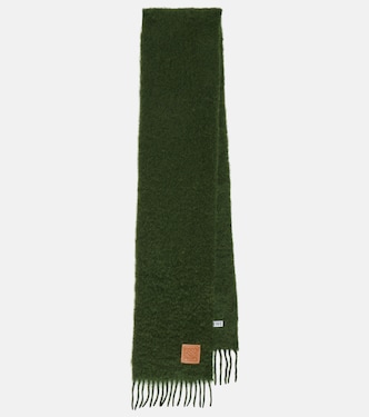 Pañuelo de mohair y lana con anagrama | Loewe