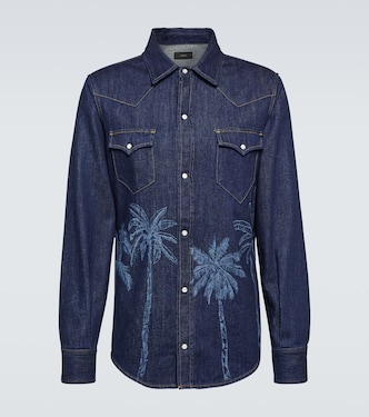 Camisa Jungle de denim estampada | Alanui