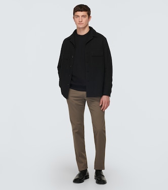 Hemdjacke aus Wolle und Baumwolle | Zegna