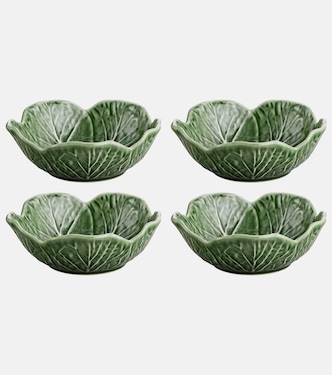 Cabbage set of 4 ceramic bowls | Bordallo Pinheiro