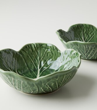 Cabbage set of 4 ceramic bowls | Bordallo Pinheiro