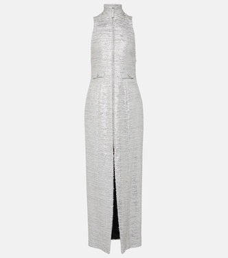 Abito midi in tweed di lurex® | Alessandra Rich