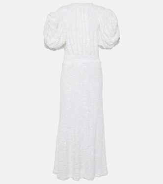 Bridal sequined puff-sleeve gown | Rotate