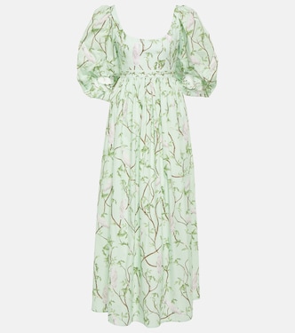 Maxikleid Vivianne Cacatua aus Baumwolle | Agua by Agua Bendita