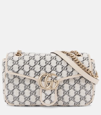 Schultertasche GG Marmont Small aus Tweed | Gucci