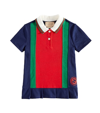 Baby Gucci Web cotton jersey dress | Gucci Kids