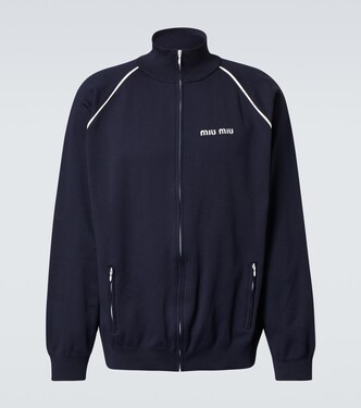 Logo track jacket | Miu Miu