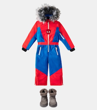 X Marvel© Skianzug Spider-Man mit Faux Fur | Roarsome