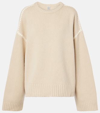 Bestickter Pullover aus einem Wollgemisch | Toteme