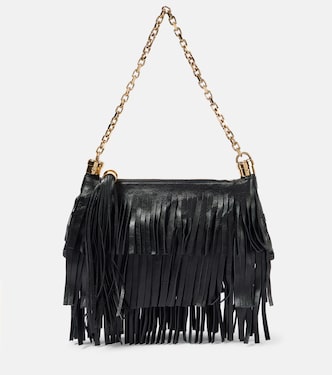 Chloé Foulard fringed leather shoulder bag | Chloé