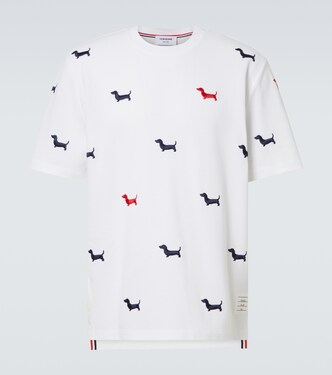 Hector cotton piqué T-shirt | Thom Browne