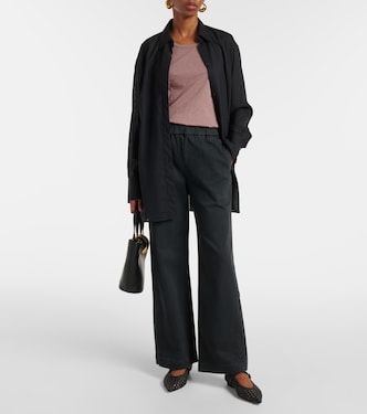 Pantaloni regular Naya in twill | Velvet