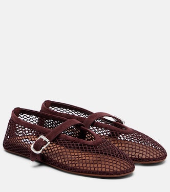 Ballerine fishnet Mary Jane flats | Alaïa