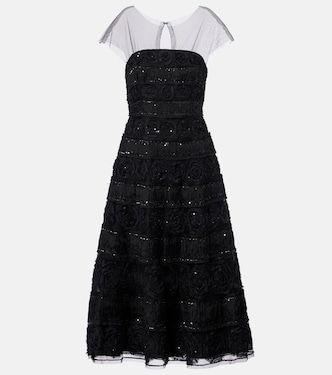 Robe mit Pailletten  | Carolina Herrera