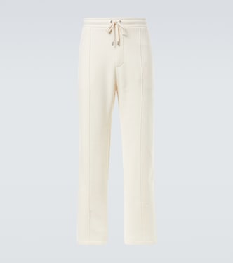 Pantalon droit en coton et cachemire | Ralph Lauren Purple Label