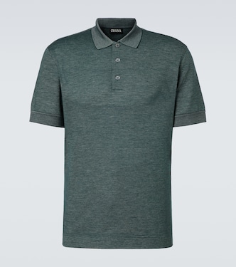 Cotton and silk polo shirt | Zegna
