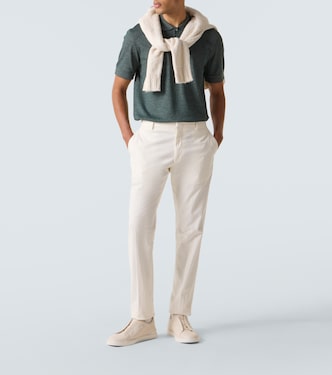 Cotton and silk polo shirt | Zegna
