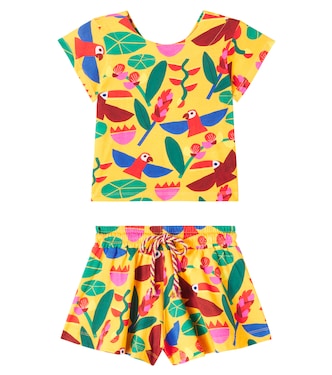 Cotton jersey T-shirt and shorts set | Fábula