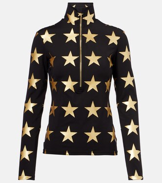 Lunaria printed half-zip ski top | Goldbergh