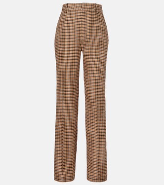 Pantalones rectos de lino a cuadros | Polo Ralph Lauren