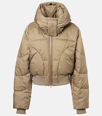 Giacca imbottita cropped con cappuccio | Adidas by Stella McCartney