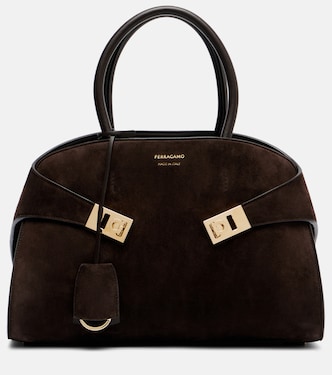 Borsa Hug in suede | Ferragamo